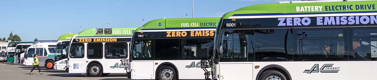 AC Transit zero-emission buses